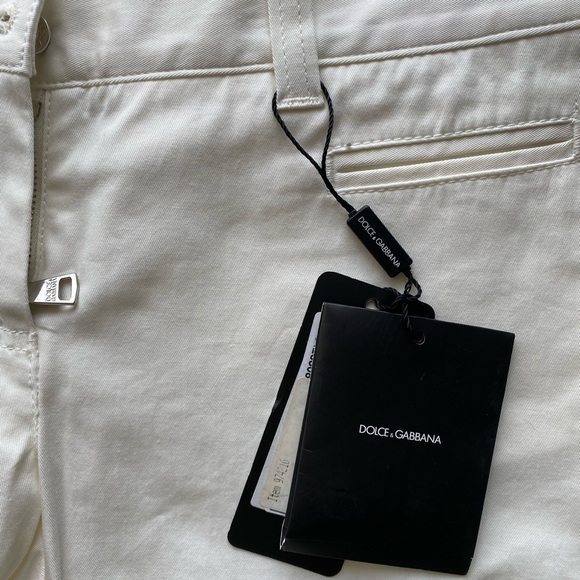 Dolce & Gabbana White Pants New with Tag - Picture 8 of 9